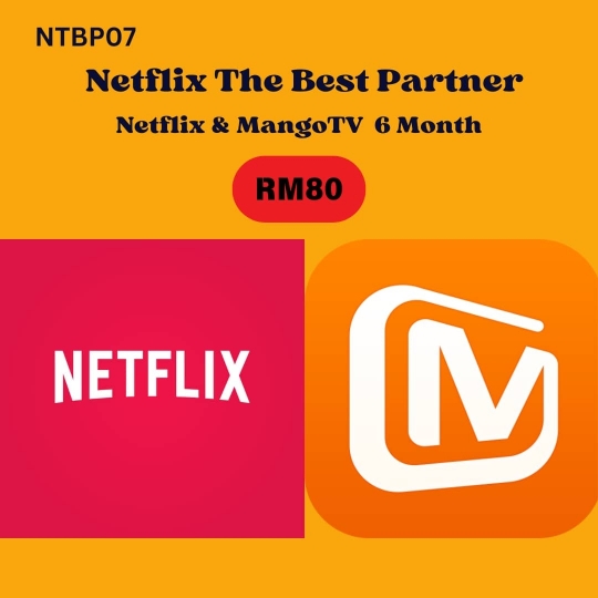 Netflix & MangoTV  6 bulan