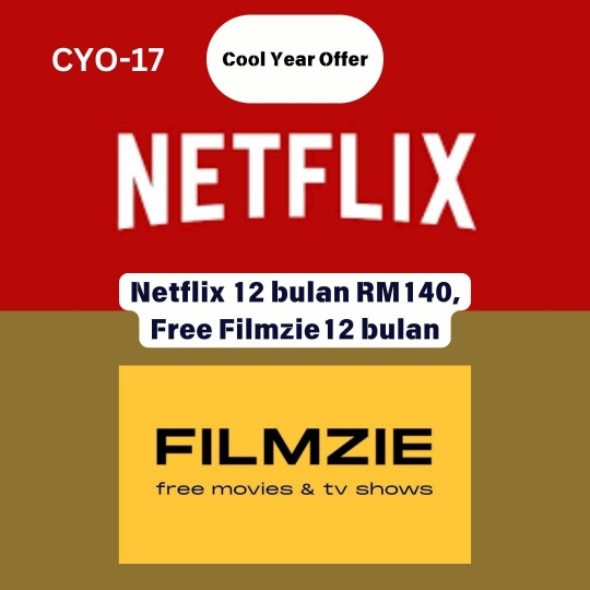 Netflix & Filmzie (1 YEAR)