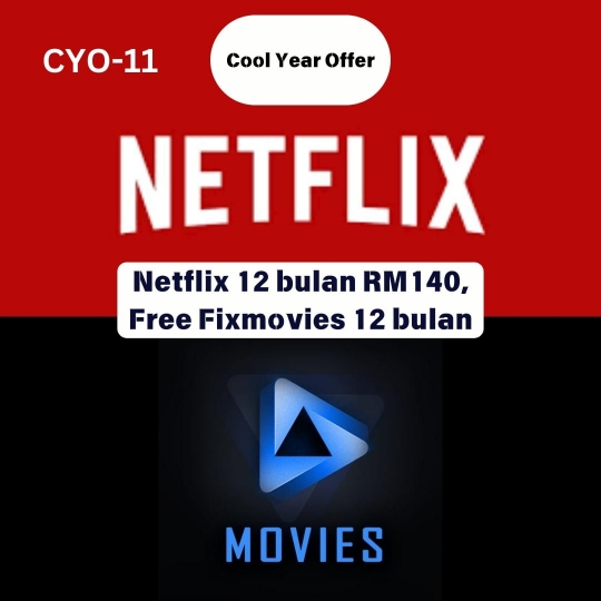 Netflix & FixMovies (1 YEAR)