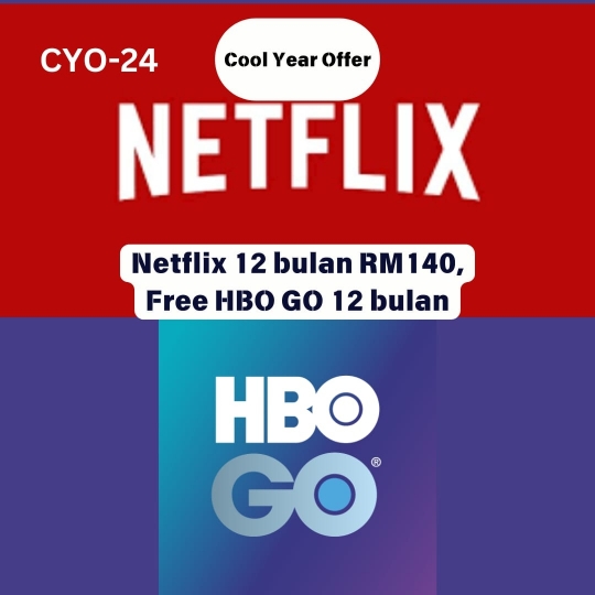 Netflix & HBO GO (1 YEAR)