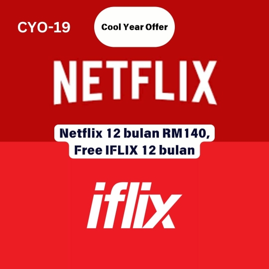 Netflix & Iflix vip (1 YEAR)