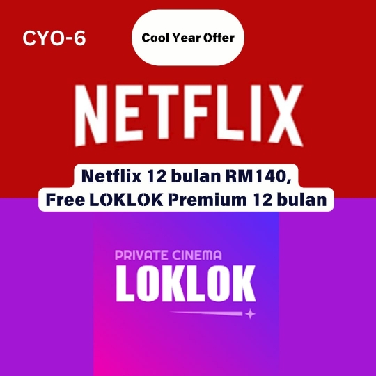Netflix & LOKLOK (1 YEAR)