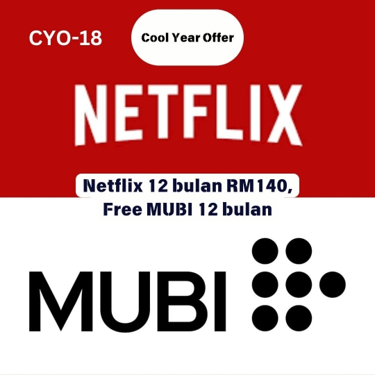 Netflix & MUBI (1 YEAR)