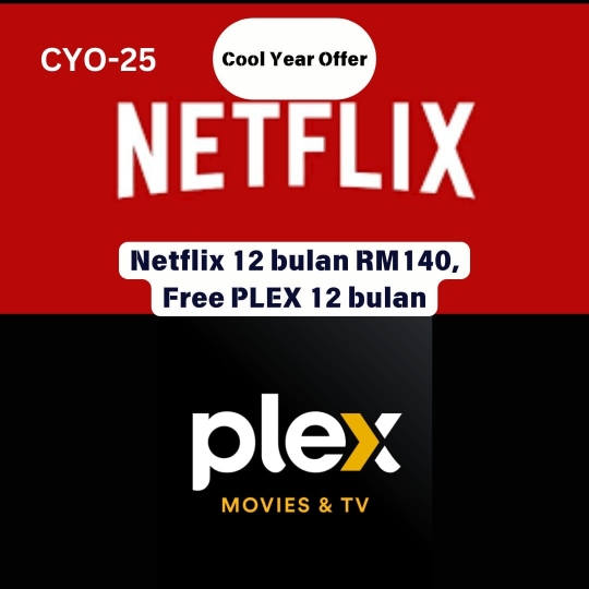 Netflix & Plex (1 YEAR)