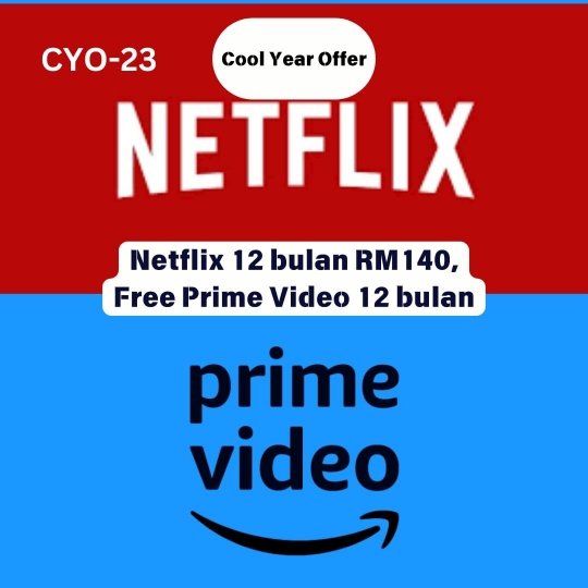 Netflix & Prime Video (1 YEAR)
