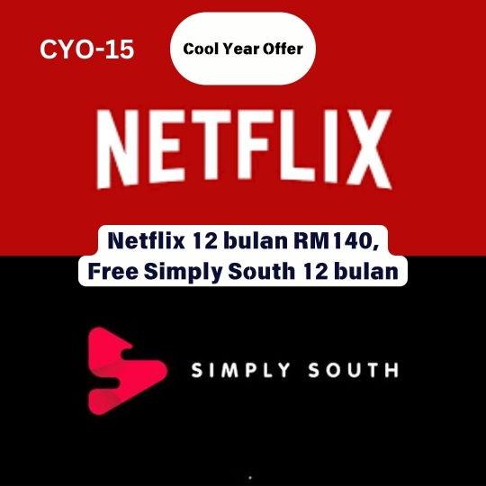 Netflix & Simply South (1 YEAR)
