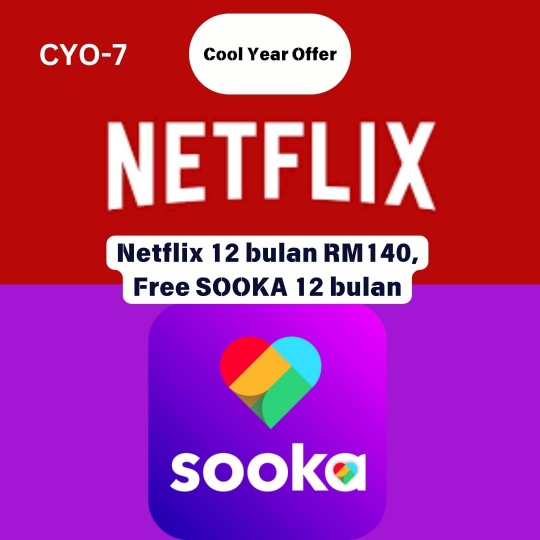 Netflix & Sooka (1 YEAR)