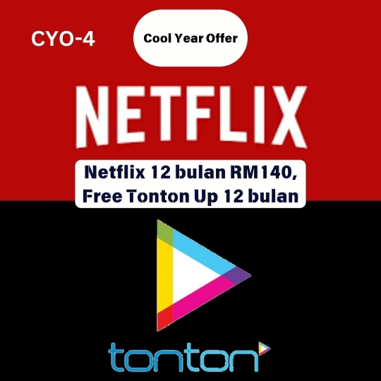 Netflix & Tonton Up (1 YEAR)
