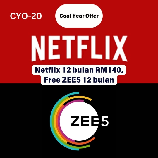 Netflix & ZEE5 (1 YEAR)