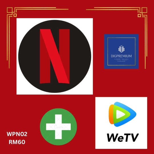 WeTV Plus Netflix (3 month)