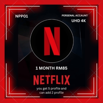 Netflix 4k Persenal, 1 Bulan