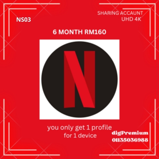Netflix 4k 6 bulan