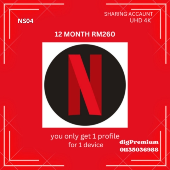 Netflix 4k 12 bulan