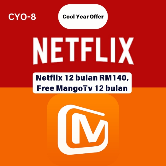 Netflix & Mango TV (1 YEAR)